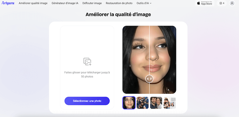 Améliorer la qualité d'image