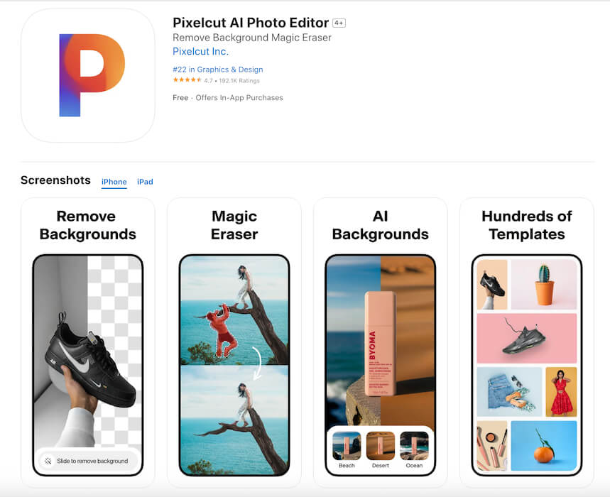 Pixelcut - Escalador de imágenes con IA (Disponible para Pro)
