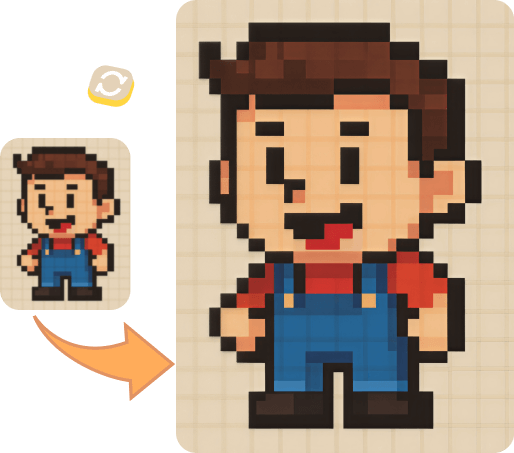 Aumentar pixel art