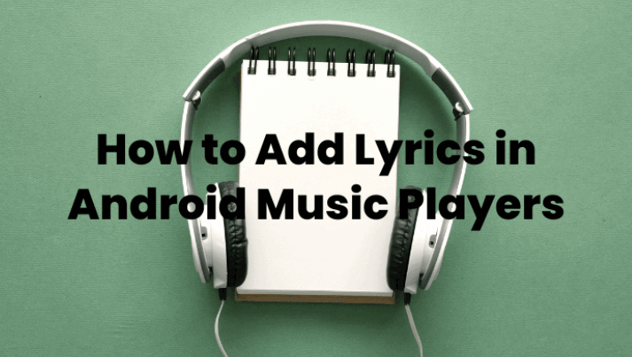 how to add lyrics in music player